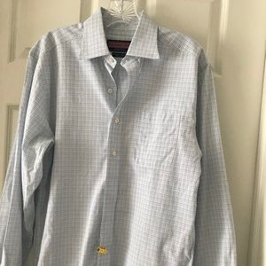 Vineyard Vines Men’s  Small Blue and White Shirt